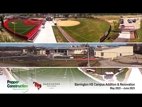 Barrington High School Renovation & Addition 4K Time-Lapse