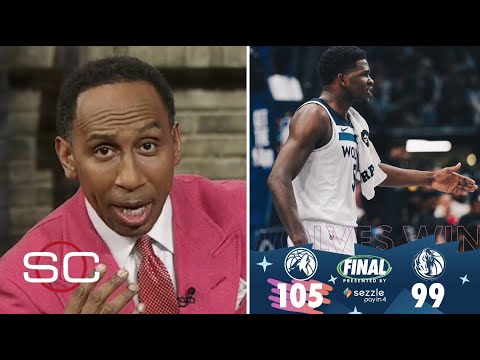 ESPN reacts to Randle & Ant Edwards combined 49 Pts help T-Wolves beat Mavs despite Irving 39 Pts