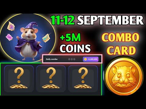 today hamster combo card | daily hamster combo card September 11-12 |daily hamster Kombat Combo card