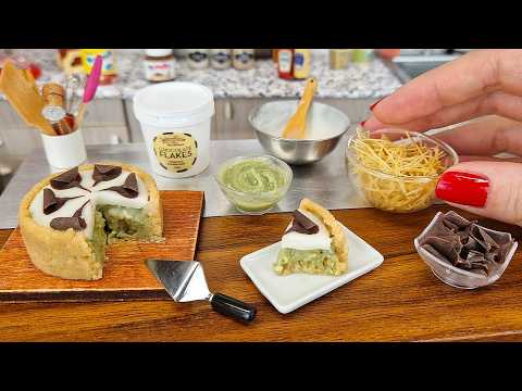 AMAZING! The famous DUBAI CHOCOLATE, with a twist! Mini Dubai-style cheescake / ASMR / mini cooking