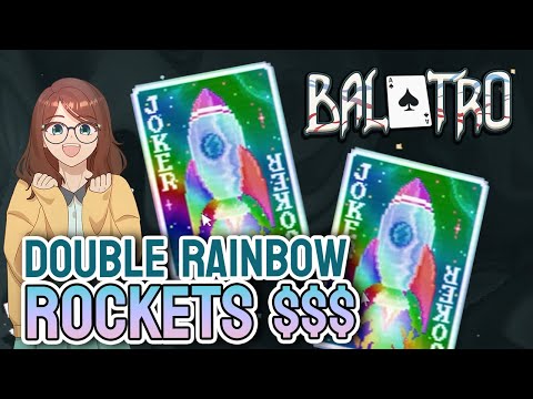 Double Rainbow Rocket in Balatro