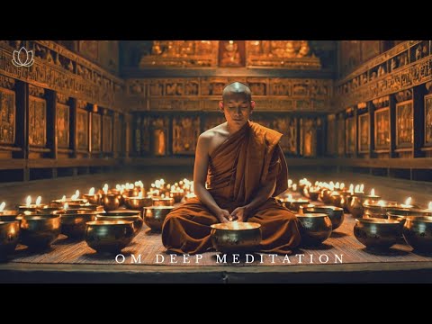 ♫ 乾淨無廣告 ♫ 梵唱OM西藏頌缽 - 冥想. 打坐. 修身. 療癒 OM deep meditation Healing Bowls