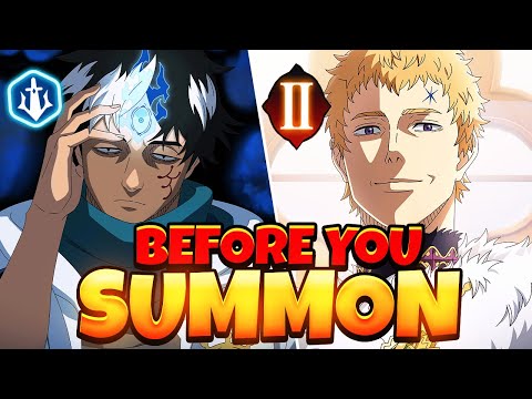 BEFORE YOU SUMMON: THIRD EYE RHYA & 2nd JULIUS SKILL PAGE! | Black Clover Mobile