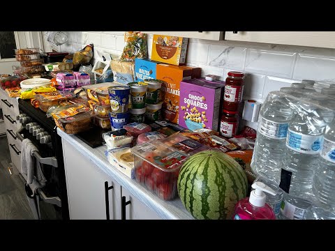 Mega £300 grocery food haul | Asda weekly food shop | large uk family