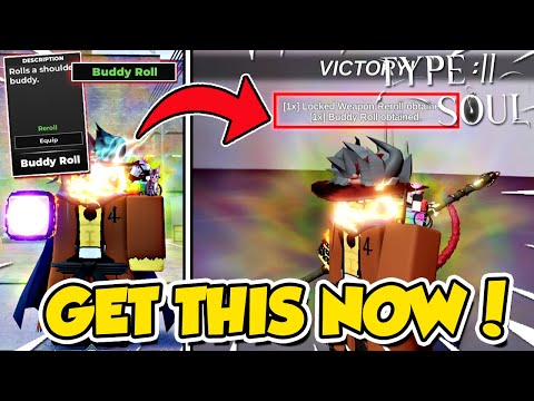 Type Soul *NEW CHANGES* How To Get Free Buddy Rerolls Fast + Full Guide! (CODE)