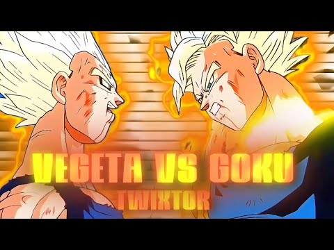 VEGETA VS GOKU SSJ2 TWXTOR CLIPS FOR EDIT 4K