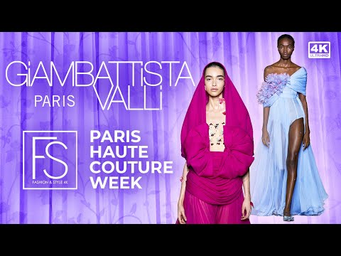 GIAMBATTISTA VALLI FW 2024-25 PARIS FASHION WEEK Full Show HAUTE COUTURE Krini Hernandez