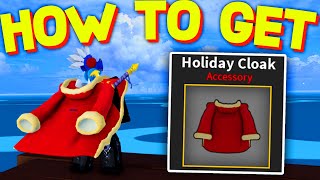 How To GET & USE HOLIDAY CLOAK in BLOX FRUITS! ROBLOX