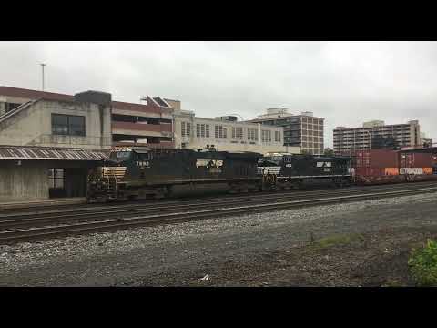 Norfolk Southern Locomotives with Container Consist - Railfanning - Altoona, PA (9/23/23)