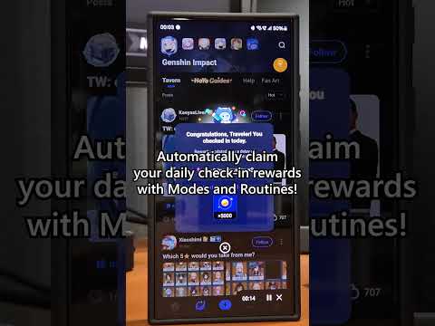 Total automation with Samsung's Modes & Routines!