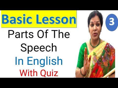 3. Parts of the Speech - You Will Become Perfect & You Will Never Forget This Topic In Your Life.