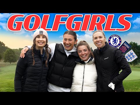 GOLF GIRLS ft. Ex England Goal Keeper  ⛳⚽ | Golf Girls Episode 16