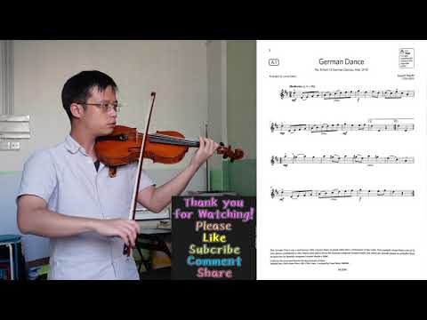 German Dance【Grade 1 A1 Violin】小提琴 1 級 A1, ABRSM (2020-2023), slow practice