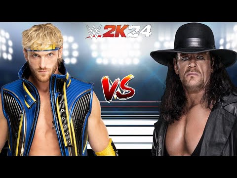 WWE 2K24 LOGAN PAUL VS. THE UNDERTAKER WRESTLEMANIA MATCH!