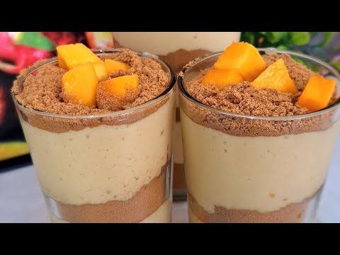 Homemade Mango Graham Shake/ refreshing drinks