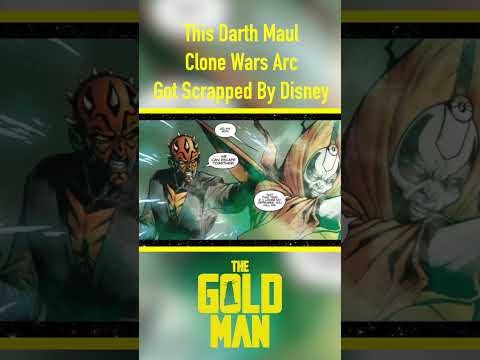 This Darth Maul Clone Wars Arc Got Scrapped By Disney #shorts