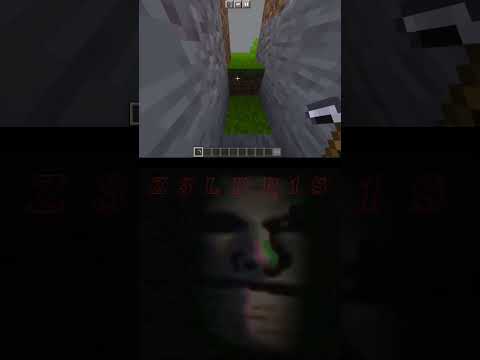 herobrine caught on minecraft #shorts #minecraft