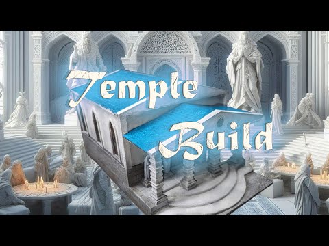 Temple Terrain for Dungeons & Dragons - Part 1 - The Prayer hall