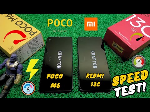 Poco M6 vs Redmi 13C Speed Test Review | Speed test 🔥