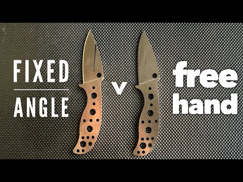 Fixed Angle vs Freehand Sharpened Knife - Which Cuts Longer!?