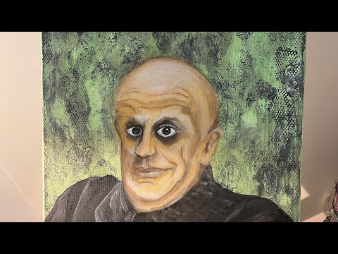 Fester Addams portrait continued