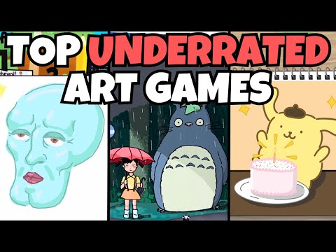 Most UNDERRATED Roblox Art Games!