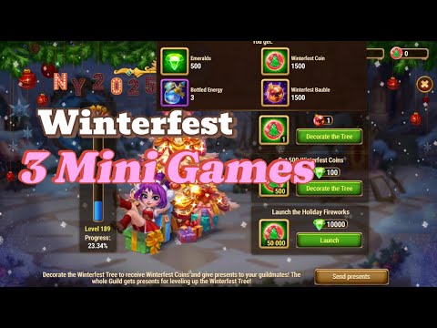 3 Mini Games Winterfest Hero Wars Dominion Era