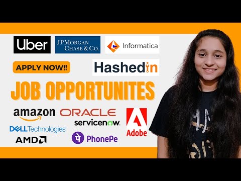 Greate Job Opportunities | Uber | Amazon | Oracle | Adobe | JP Morgan and a lot More | Apply Now !!