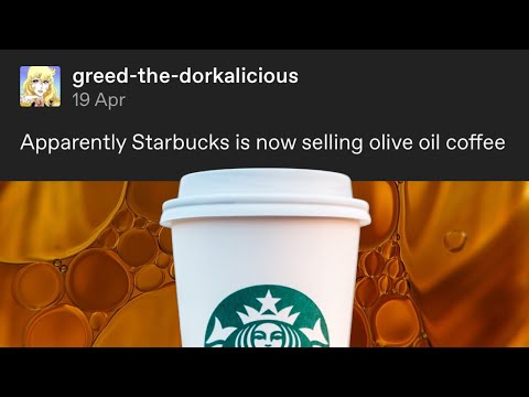 Starbucks olive oil coffee