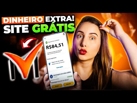 💥PAGOU R$84 usando apenas o CELULAR! Site grátis pra iniciante ganhar dinheiro extra online em 2024