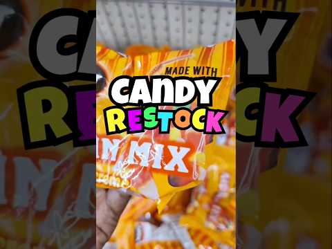 CANDY RESTOCK #halloween #beetlejuice #candybar #chocolate #candycorn #restock #daycare #childcare