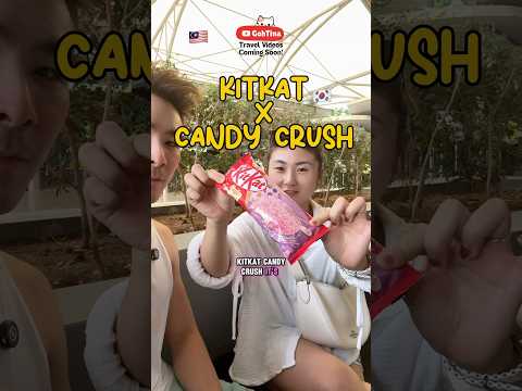 KitKat x Candy Crush ice cream! Found in #malaysia #travelcouple #shorts