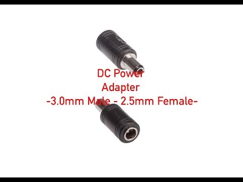 DC Power Adapter - 3.0mm Male to 2.5mm Female P#905