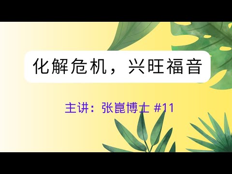 化解危机，兴旺福音 主讲：张崑博士 #11