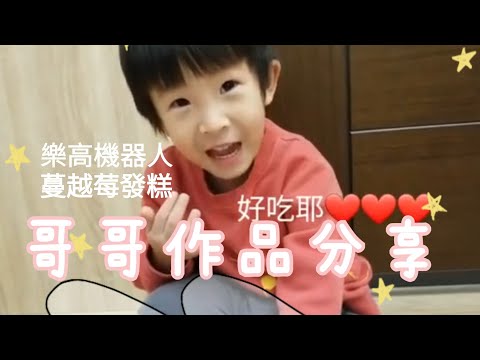 Lee's 小生活#4/哥哥帶回學校自己做的小發糕/蔓越莓發糕/哥哥做樂高機器人/四歲金牛哥哥/かわいい兄妹/Lee's family