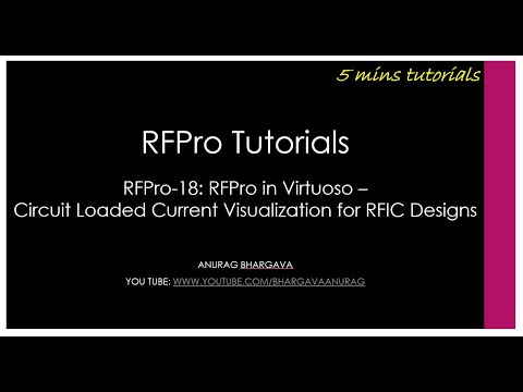 RFPro-18: RFPro in Virtuoso - Circuit Loaded Field Visualization for RFIC Designs