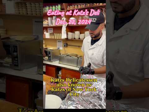 Eating at Katz’s Deli in NYC during 2024 Christmas holiday | New York City | Horizons_視野