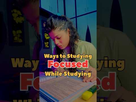 Ways to Focus While Studying 🎯 how to focus on study 📚#studytips #studyhacks #studyskills #can #cs