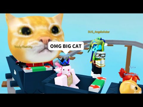 Stronk Cat Got Admin In Roblox Cart Ride