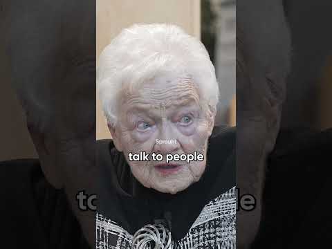 91 Year Old Shares Life Advice for Young People