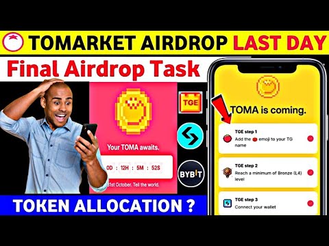 Tomarket Airdrop Final task | Tomarket snapshot and listing | Crypto Airdrop