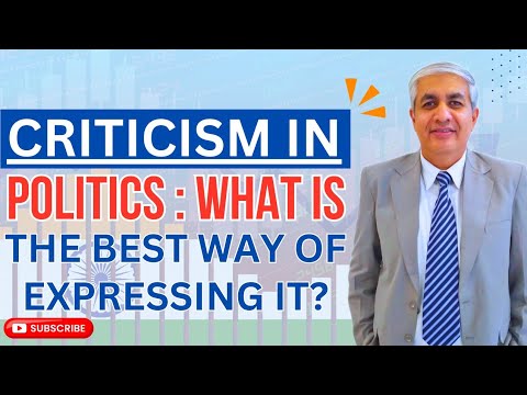 Understanding And Expressing Criticism In Politics | Higher Order Thinking