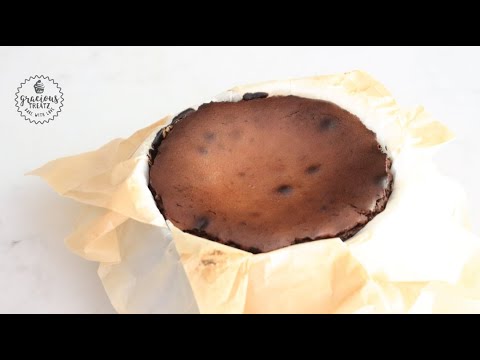 Amazing Basque Burnt Chocolate Cheesecake