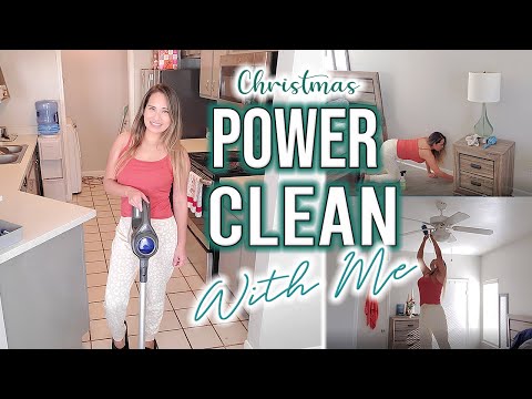 POWER CLEAN WITH ME/ CHRISTMAS CLEAN WITH ME/EXTREME SPEED CLEANING MOTIVATION 2021