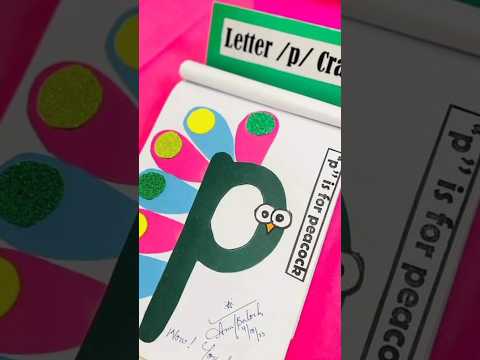 Letter P Craft ideas for school