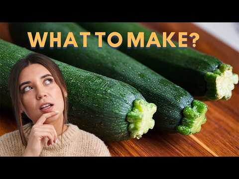 Try This! 3 Favorite ZUCCHINI Recipes (Vegan)