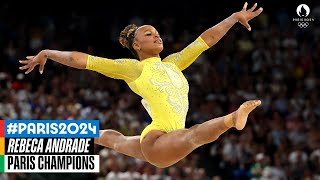 Rebeca Andrade's 🇧🇷 #Paris2024 Floor routine 🤸‍♀️ All-Around Final | Music Monday