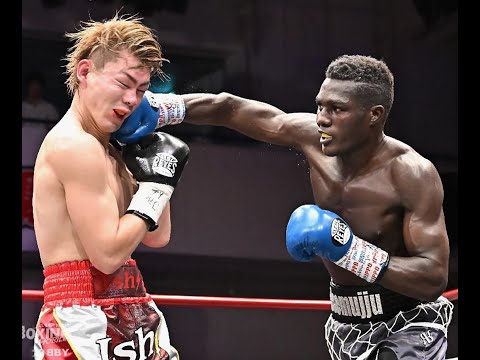 UGANDA'S DAVID 'THE ANIMAL' SSEMUJJU KOs JAPAN'S ASO ISHIWAKI