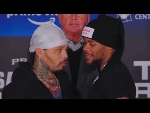 Gervonta Davis STARES DOWN Lomant Roach • INTENSE Face Off