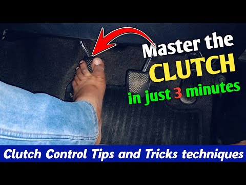 Car clutch control Tips for learners | Clutch Brake accelerator Control tutorial